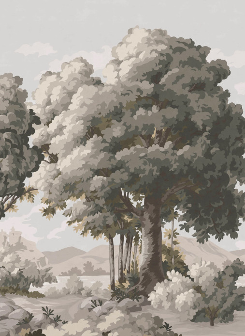 Isidore Leroy Wallpaper Vallée des Peintres - Verdure Panel B