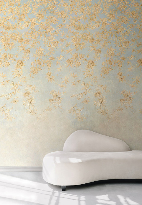 Isidore Leroy Tapete Passiflores - Bleu