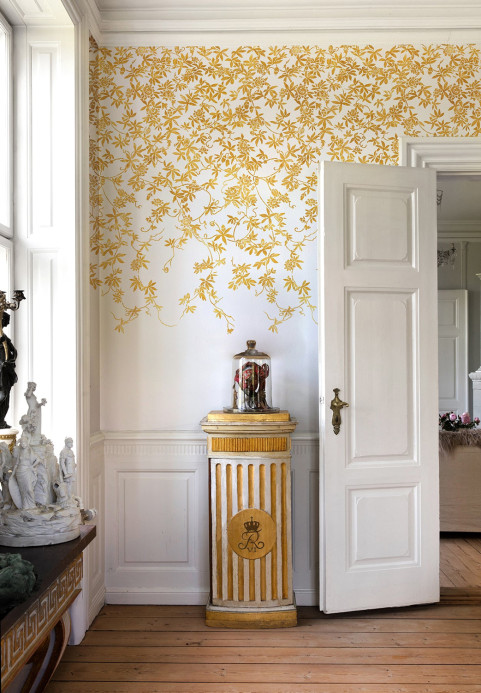 Isidore Leroy Tapete Passiflores - Blanc