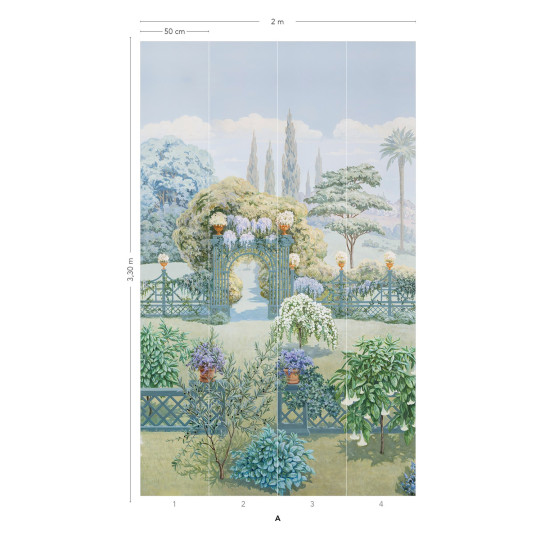 Isidore Leroy Tapete Paradis Perdu - Original Panel A