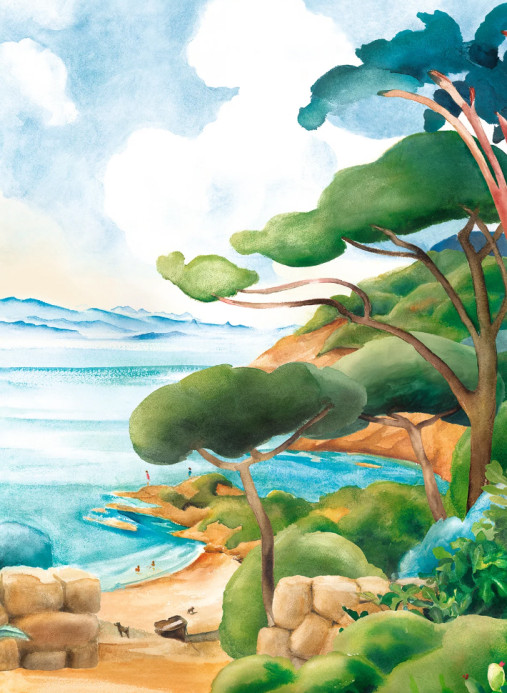 Isidore Leroy Tapete Cap Corse - Panel A