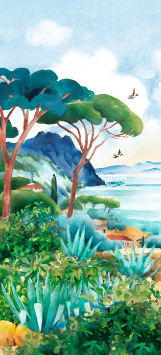 Isidore Leroy Tapete Cap Corse - Panel B