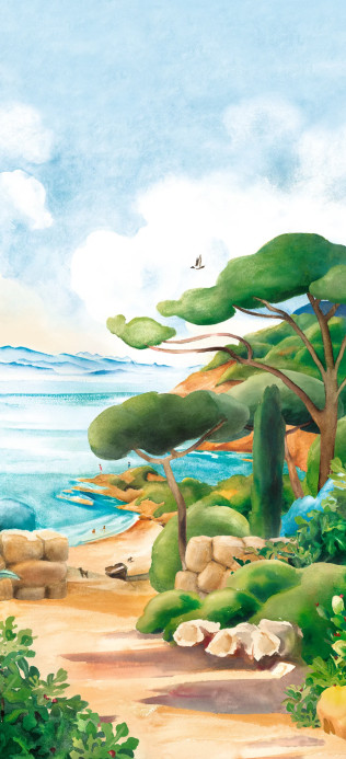 Isidore Leroy Tapete Cap Corse - Panel C