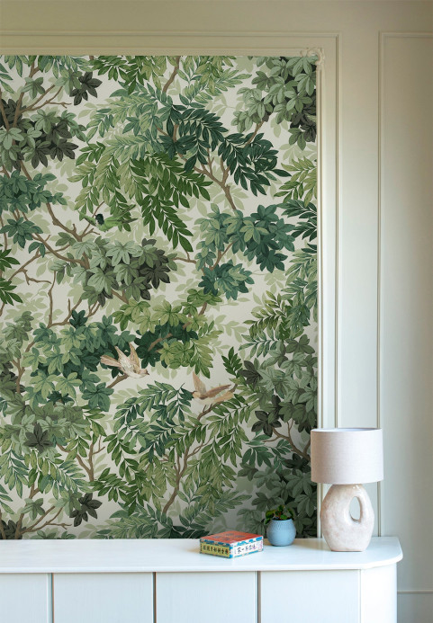 Isidore Leroy Tapete Les Oiseaux - Aube