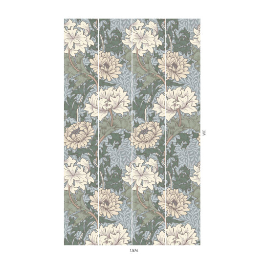House of Hackney Papier peint Chrysanthemum Magna - Byzantine