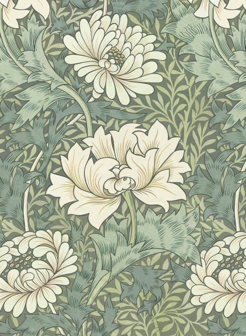 House of Hackney Papier peint Chrysanthemum Magna - Sap