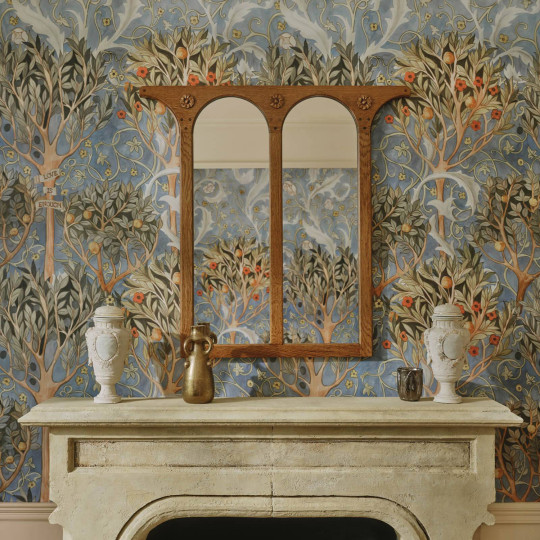 House of Hackney Tapete Earthly Paradise - Celestial Blue
