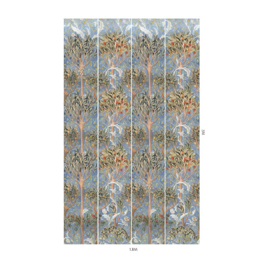 House of Hackney Tapete Earthly Paradise - Celestial Blue