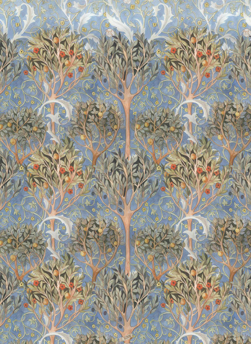 House of Hackney Tapete Earthly Paradise - Celestial Blue