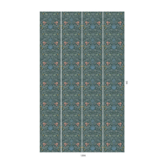 House of Hackney Papier peint Hyacinth Novellus - Euphorbia
