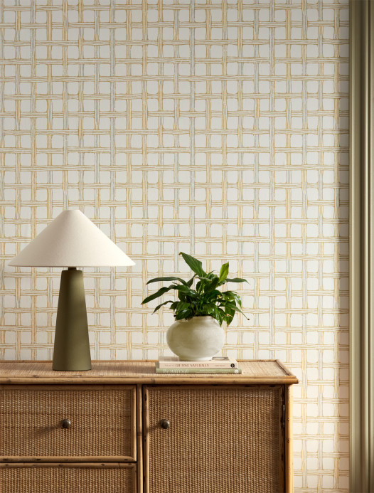 Scion Tapete Fretwork - Honey