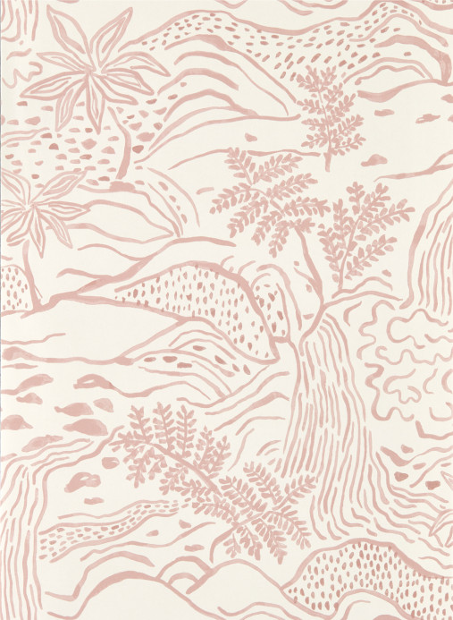 Scion Tapete Falling Foss - Dusk Pink