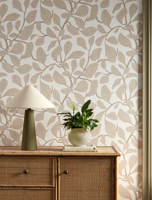 Scion Tapete Sweet Bay - Stone