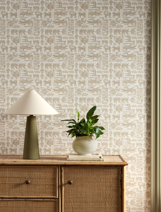 Scion Tapete Twycross - Linen