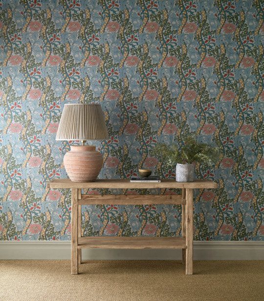 Morris & Co Carta da parati Cornflower