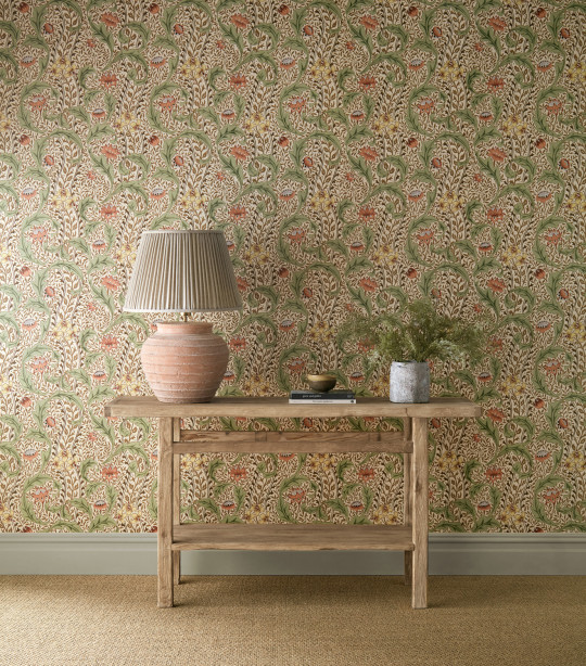 Morris & Co Wallpaper Wild Tulip & Vine