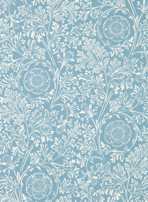 Morris & Co Tapete Chamomile - China Blue