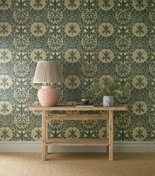 Morris & Co Carta da parati Daisy & Oak