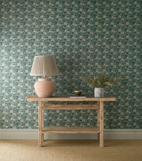 Morris & Co Carta da parati Peony Trellis