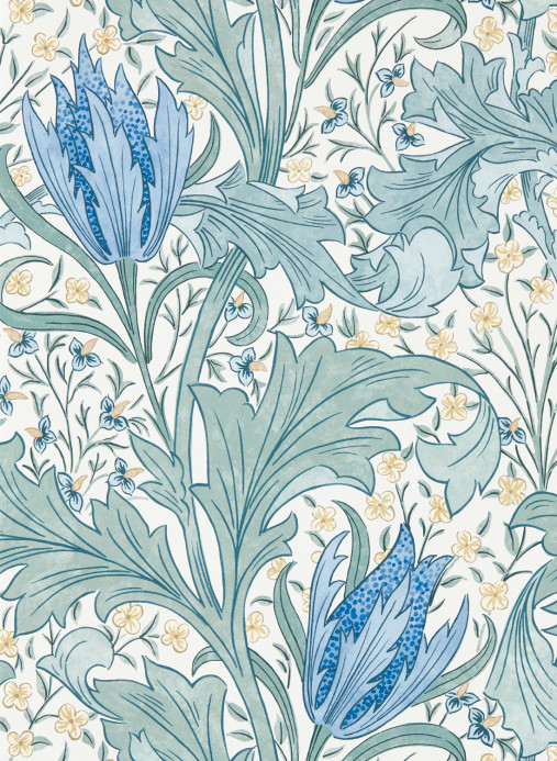 Morris & Co Tapete Lent Lily - Cornflower Blue