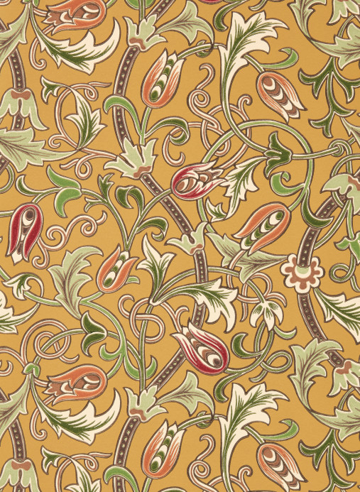 Morris & Co Tapete Scrolling Tulip - Gold