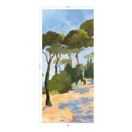 Isidore Leroy Wandbild Lérins - Panel A