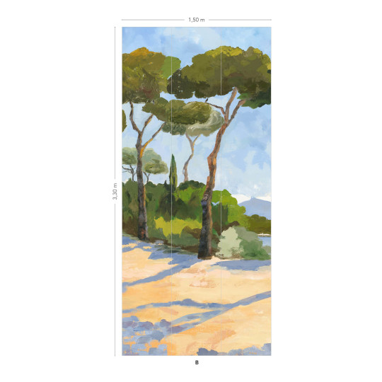 Isidore Leroy Wandbild Lérins - Panel B