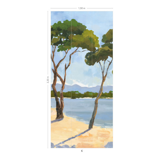 Isidore Leroy Wandbild Lérins - Panel C