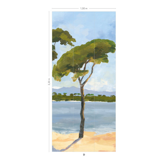 Isidore Leroy Wandbild Lérins - Panel D
