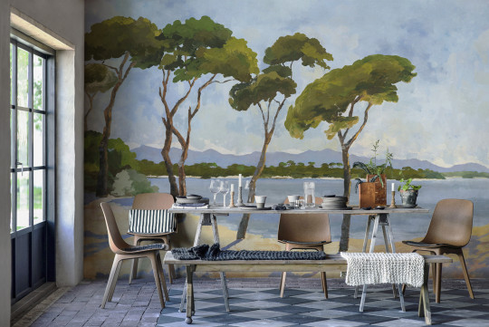 Isidore Leroy Wandbild Lérins - Panel A