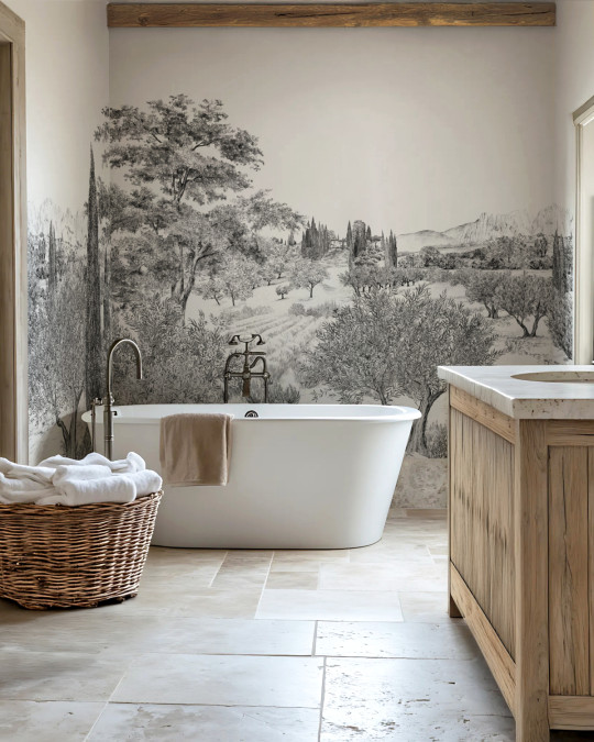 Isidore Leroy Papier peint panoramique Provence