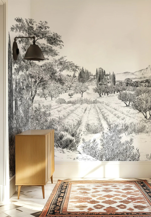 Isidore Leroy Papier peint panoramique Provence