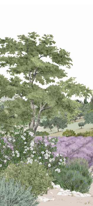 Isidore Leroy Wandbild Provence - Été Panel A