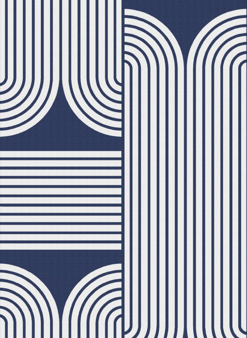 Isidore Leroy Tapete Katea - Marine