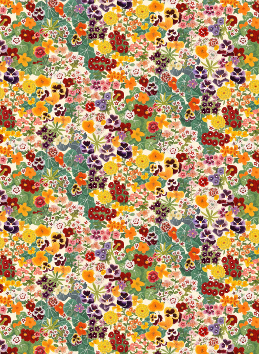 Isidore Leroy Tapete Champs Fleuris - Jardin