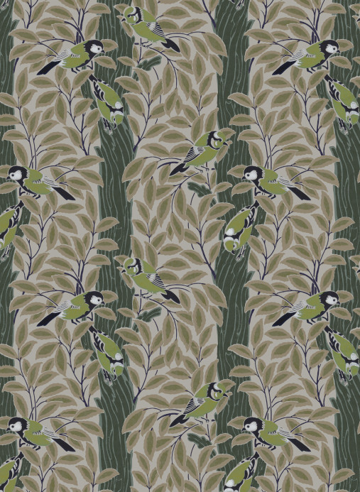 Isidore Leroy Tapete Le Chant des Oiseaux - Naturel