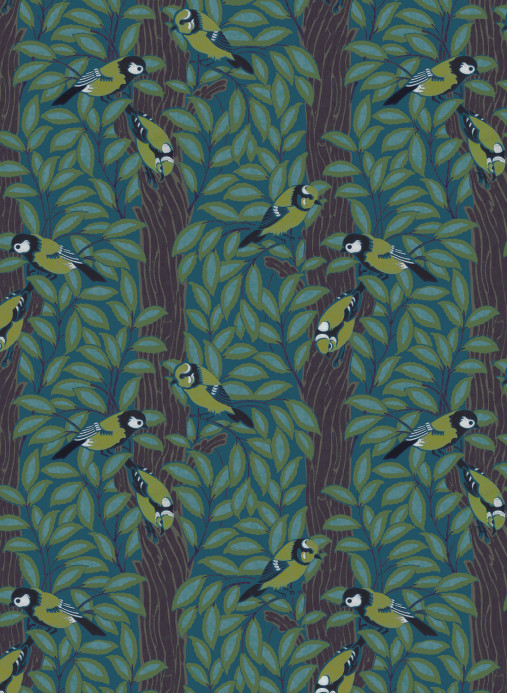 Isidore Leroy Tapete Le Chant des Oiseaux - Soir