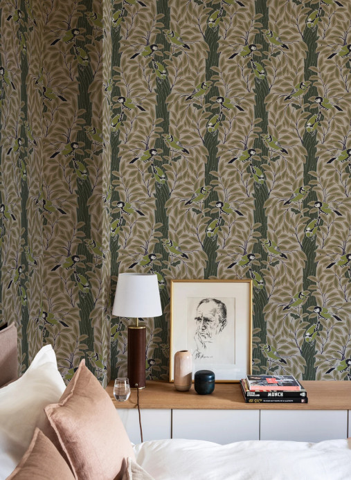 Isidore Leroy Tapete Le Chant des Oiseaux