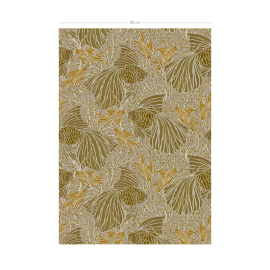Isidore Leroy Tapete Cyprins - Doré
