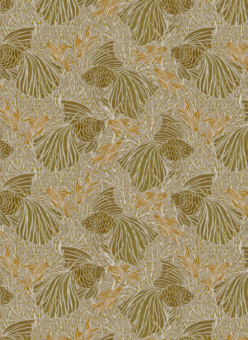 Isidore Leroy Tapete Cyprins - Doré