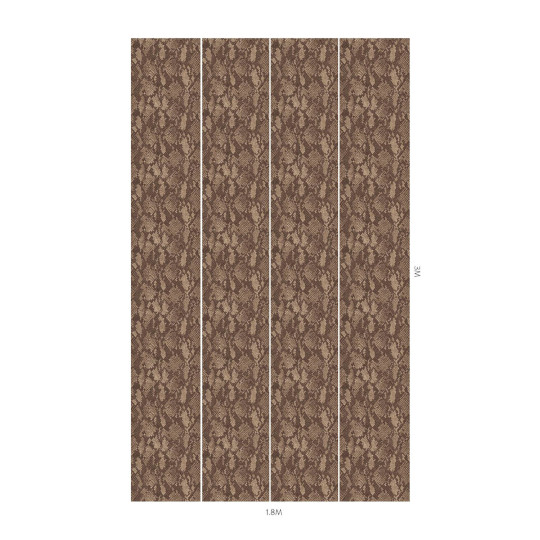 House of Hackney Tapete Cobra - Cocoa