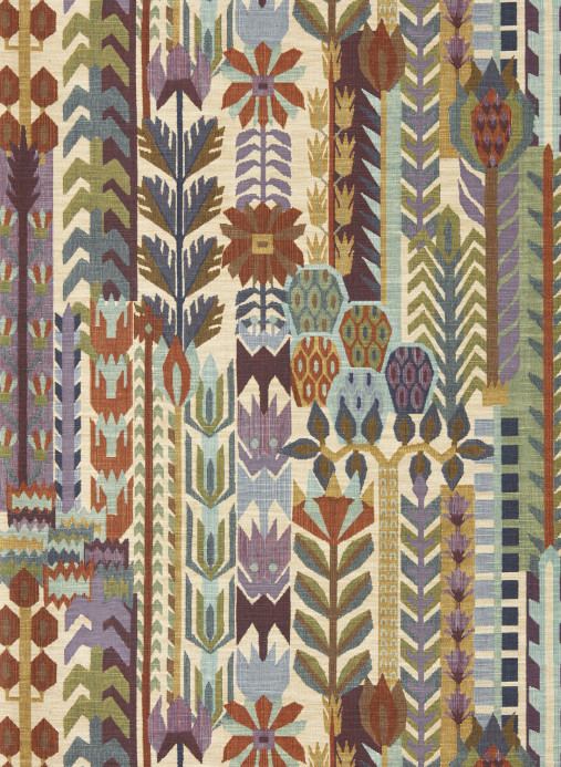 Harlequin Wallpaper Kuparr - Burgundy/ Heather