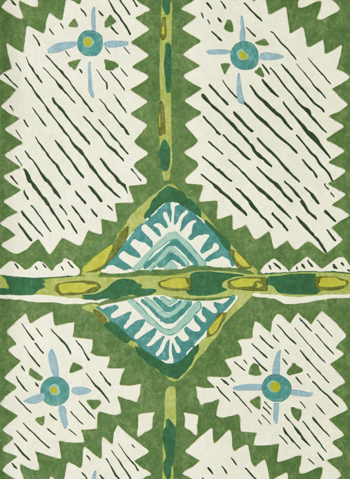 Harlequin Tapete Brocha - Forest/ Azul