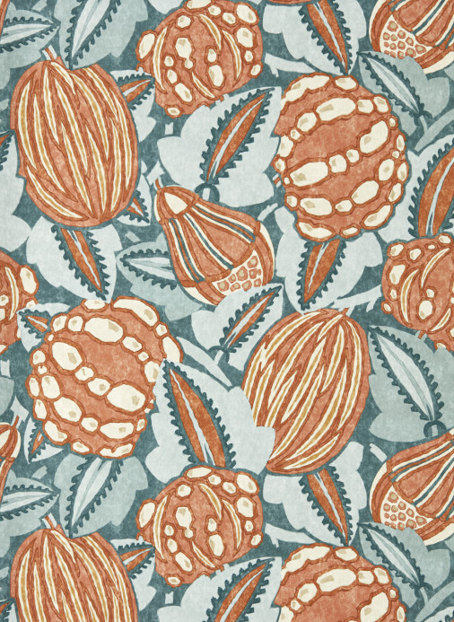 Harlequin Tapete Zenith - Terracotta/ Azul