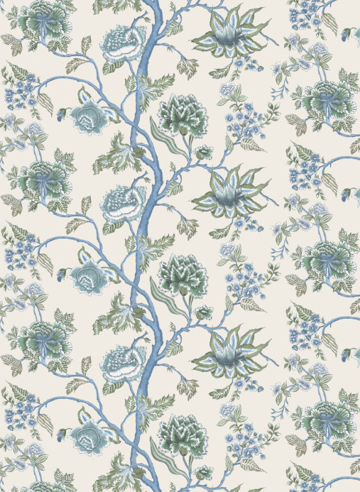 Harlequin Tapete Indienne - Cornflower/ Pine