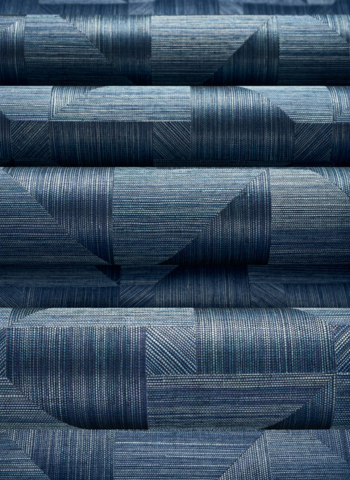 Thibaut Tapete Bali Weave - Navy