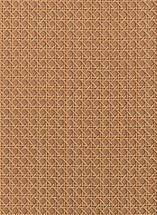 Thibaut Tapete Paper Rattan - Saddle