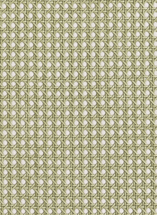 Thibaut Tapete Paper Rattan - Olive