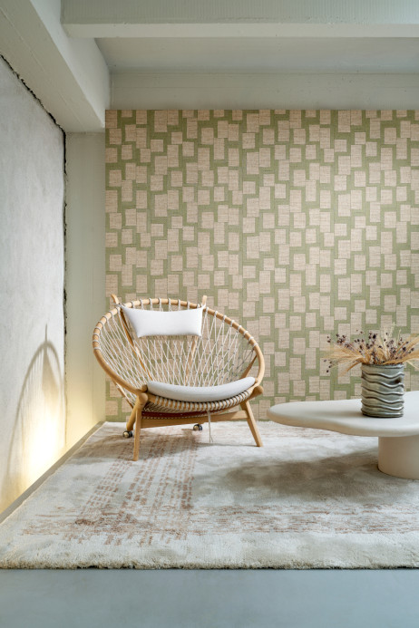 Essentials Wallpaper Esparto Africano - Olive