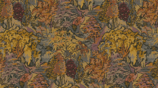 Arte International Wallpaper Riverbank - Autumn Gold